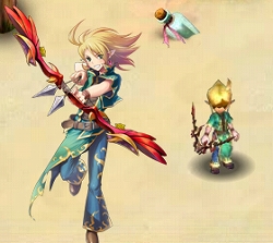 画像ギャラリー No.004のサムネイル画像 / 「ラカトニア」職業に関係なく着られる「アーチャー」「プリースト」姿のアバター