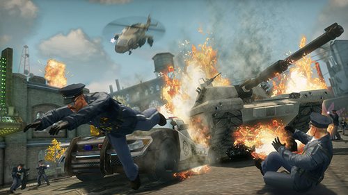 画像ギャラリー No.001のサムネイル画像 / サイバーフロント,PC版「セインツロウ ザ・サード」を12月16日に発売。ちょっとおバカで何でもありのハチャメチャな世界でひと暴れしよう