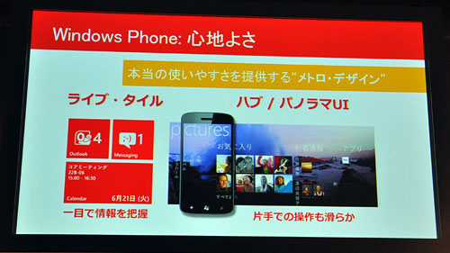 ꡼ No.029Υͥ / Windows Phone 7.5о졣1ƤٻKDDIüIS12TסXbox LIVE⤤ʹƤھɲá
