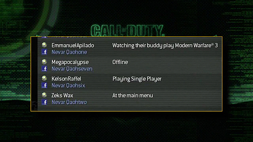 ꡼ No.004Υͥ / Call of Duty: Modern Warfare 3ס饤󥵡ӥCall of Duty: EliteפFacebookϢưˤꥯưϤ˥ݡ
