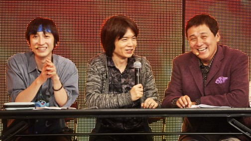 画像集#015のサムネイル/全16チームで頂点が争われた「大乱闘スマッシュブラザーズ 2on2プレミアムファイト」決勝トーナメント。桜井政博氏も登場して会場は大盛り上がり