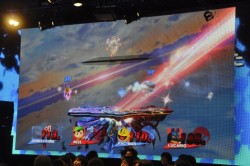 画像集#018のサムネイル/全16チームで頂点が争われた「大乱闘スマッシュブラザーズ 2on2プレミアムファイト」決勝トーナメント。桜井政博氏も登場して会場は大盛り上がり