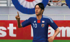 画像ギャラリー No.014のサムネイル画像 / 3DS用「ワールドサッカー ウイニングイレブン 2012」は,タッチ操作にも対応。フェイントも簡単