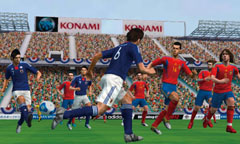 画像ギャラリー No.017のサムネイル画像 / 3DS用「ワールドサッカー ウイニングイレブン 2012」は,タッチ操作にも対応。フェイントも簡単