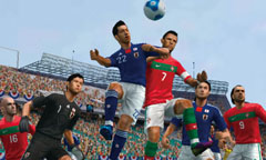 画像ギャラリー No.019のサムネイル画像 / 3DS用「ワールドサッカー ウイニングイレブン 2012」は,タッチ操作にも対応。フェイントも簡単