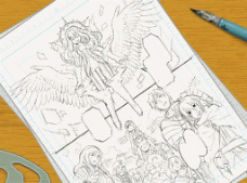 画像ギャラリー No.020のサムネイル画像 / 「バクマン。 マンガ家への道」,新妻エイジや福田真太のエクストラシナリオでは“CROW”や“KIYOSHI騎士”といったおなじみの漫画を描けるように