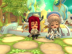 画像集#001のサムネイル/「ミルキー・ラッシュ〜晴空物語」,バラエティに富んだアバターセットを発売