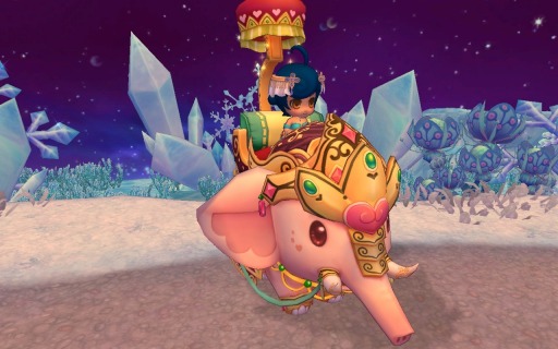 画像集#007のサムネイル/「ミルキー・ラッシュ」,騎乗に能力を付与できる新アイテム「騎乗石」が登場