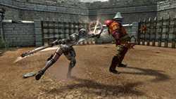 画像ギャラリー No.004のサムネイル画像 / 「GLADIATOR VS」特定の防具を組み合わせたセット装備や,ダメージを蓄積することで防具を破壊できる「アーマーブレイク」を紹介