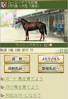 画像ギャラリー No.004のサムネイル画像 / 「100万人のWinning Post」,dゲームでのサービスが開始。記念特典を配布