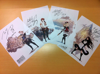 ���������꡼ No.001�Υ���ͥ������ / ��BRAVELY DEFAULT�פκǿ��θ��Ǥ��ۿ��������������ȡ�TGS 2012�ν�Ÿ�����Twitter�����Ѥ��������ڡ���ξܺ٤������