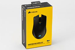 画像ギャラリー No.003のサムネイル画像 / 【PR】Corsairの新型ワイヤレスマウス「HARPOON RGB WIRELESS」は,低遅延で通信障害にも強い新方式と安定したセンサー性能に注目だ