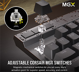 画像ギャラリー No.005のサムネイル画像 / 「MGX Switch」は文句なしの感触。Corsairの新キーボード「K70 MAX」で最上級の押し心地を体験せよ【PR】