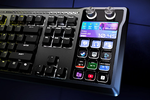 画像ギャラリー No.003のサムネイル画像 / Stream Deck機能を組み込んだゲーマー向けキーボード「GALLEON 100 SD」など，新製品をCorsairが発表