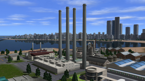 画像ギャラリー No.002のサムネイル画像 / 「A列車で行こう9」の追加キット「A列車で行こう9 建物キット 2nd」が2011年12月23日に発売。“おばけ煙突”を再現した建物など50種類以上が収録