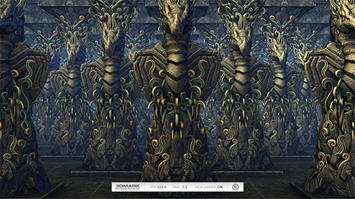 ꡼ No.002Υͥ / 3DMarkפˡMesh Shader testפƳС2.17.7137о