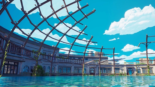 画像ギャラリー No.007のサムネイル画像 / 「フォートナイト」に映画“すずめの戸締まり”をモチーフにしたオリジナルゲームマップが登場。映画の象徴である“扉”や劇中の空間を再現