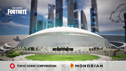 画像ギャラリー No.001のサムネイル画像 / ゲーム型メタバース「Fortnite」に東京ドームをモデルとしたマップ「Tokyo Dome WARS」が登場。森林や雪原といった地形が出現
