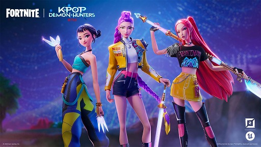 画像ギャラリー No.002のサムネイル画像 / 「フォートナイト」×「KPOPガールズ!デーモン・ハンターズ」のクロスオーバーが実現。期間限定モード「デーモンラッシュ」を開催