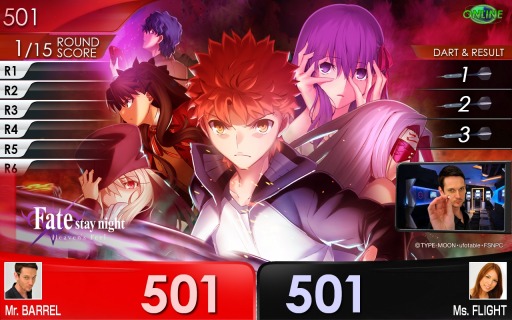 ���������꡼ No.002�Υ���ͥ������ / ����ǡ�Fate/stay night [HF] II.lost butterfly�ס���DARTSLIVE�פȤΥ���ܥ����ڡ���»�