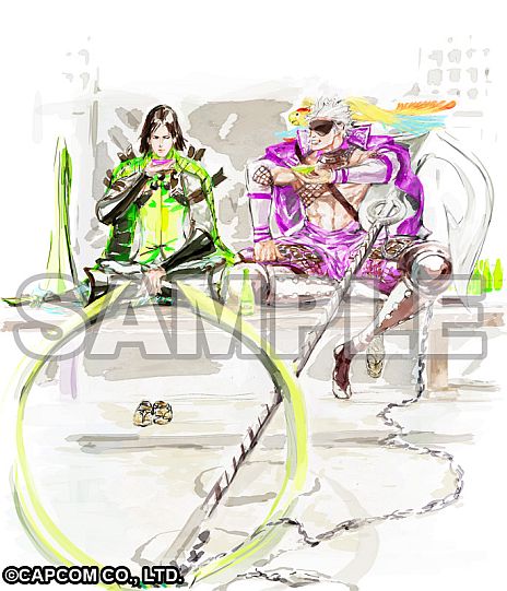 画像ギャラリー No.005のサムネイル画像 / カプコンバーで「戦国BASARA」シリーズ歴代イラストの展示第4弾がスタート