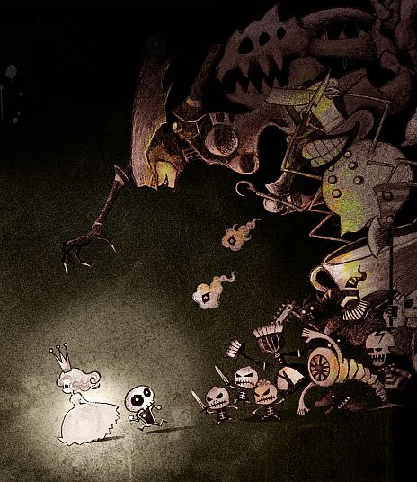 画像ギャラリー No.003のサムネイル画像 / 「Dokuro」の公式サイトがリニューアルオープン。開設記念の「スペシャル動画」や憎めない魔王側キャラクター,ボスモンスター,ギミック情報などが公開