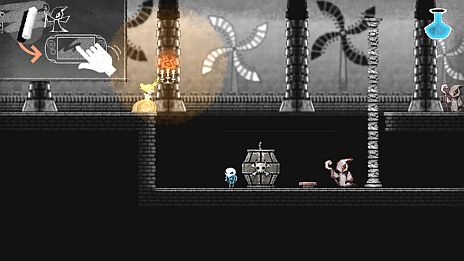 画像ギャラリー No.020のサムネイル画像 / 「Dokuro」,体験版第2弾「ステージ2」が本日配信。テケテケ動く可愛い主人公と一緒に,手強さを増す骨太ギミックに挑戦しよう