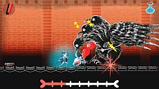 画像ギャラリー No.009のサムネイル画像 / 「Dokuro」,セーブデータが引き継げる体験版の最終章が本日配信。「魔界の厨房」がモチーフのステージ3には「赤チョーク」で火をつけるギミックが登場