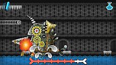 画像ギャラリー No.013のサムネイル画像 / 「Dokuro」,セーブデータが引き継げる体験版の最終章が本日配信。「魔界の厨房」がモチーフのステージ3には「赤チョーク」で火をつけるギミックが登場