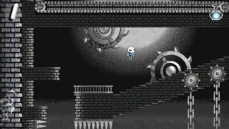 画像ギャラリー No.028のサムネイル画像 / 「Dokuro」,セーブデータが引き継げる体験版の最終章が本日配信。「魔界の厨房」がモチーフのステージ3には「赤チョーク」で火をつけるギミックが登場