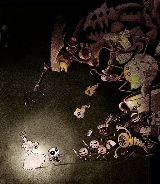 画像ギャラリー No.003のサムネイル画像 / 「Dokuro」,師岡とおる氏が描き下ろしたイラストのスペシャル壁紙が配信