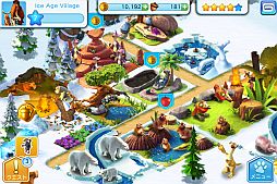 画像ギャラリー No.002のサムネイル画像 / 映画のキャラ達と氷河期を満喫。iOS向け「アイス・エイジ:ビレッジ」が配信に