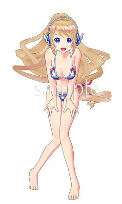 画像ギャラリー No.001のサムネイル画像 / 「ラブ☆トレ」公式サイトが更新。Mint編ヒロイン達の水着姿が公開に