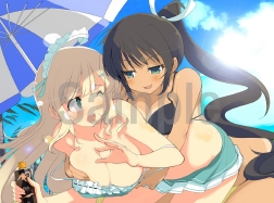 画像ギャラリー No.006のサムネイル画像 / 「閃乱カグラ Burst -紅蓮の少女達-」,店舗別予約特典に描かれるイラストが公開。テレビアニメの公式サイトもオープン