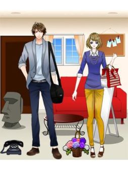 画像ギャラリー No.004のサムネイル画像 / フィーチャーフォン向け「恋の方程式〜ナイショの法則xxx〜」,GREEにて配信