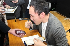 画像ギャラリー No.007のサムネイル画像 / 「ギルティドラゴン 罪竜と八つの呪い」のイラスト展第2弾が開催。サイバーコネクトツーの松山 洋氏が,開発秘話や「.hack」シリーズの展望などを語ったオープニングイベントをレポート