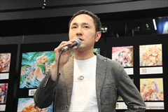 画像ギャラリー No.008のサムネイル画像 / 「ギルティドラゴン 罪竜と八つの呪い」のイラスト展第2弾が開催。サイバーコネクトツーの松山 洋氏が,開発秘話や「.hack」シリーズの展望などを語ったオープニングイベントをレポート