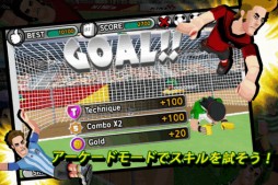 画像ギャラリー No.005のサムネイル画像 / Android向けサッカーゲーム「フリーキックバトル」が配信中