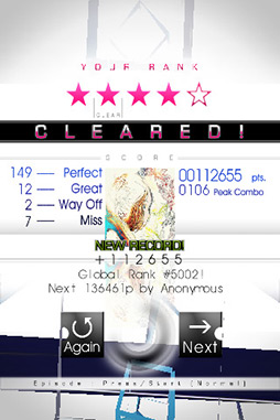 画像ギャラリー No.007のサムネイル画像 / 音楽に合わせて画面をタップ! iOS向けリズムゲーム「Tone Sphere」を紹介する「(ほぼ)日刊スマホゲーム通信」第35回