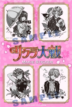 画像集#002のサムネイル/「サクラ大戦」の蒔絵シールとTシャツが8月15日から開催のコミケ86で発売