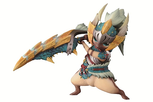 画像ギャラリー No.001のサムネイル画像 / アイルーの「一番くじ」が登場。フィギュアや足跡型フライパンなどが当たる