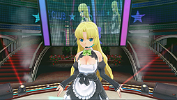 画像ギャラリー No.002のサムネイル画像 / 「ドリームクラブ Gogo.」,来日したばかりという金髪の新ホストガール セイラのカラオケステージ映像を公開