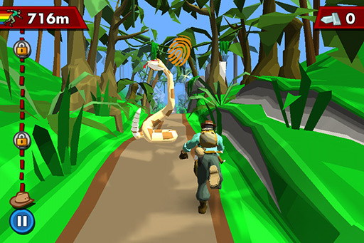 画像ギャラリー No.009のサムネイル画像 / 冒険者になって密林や洞窟を駆け抜ける。iOS向けアクション「PITFALL!」を紹介する「(ほぼ)日刊スマホゲーム通信」第69回