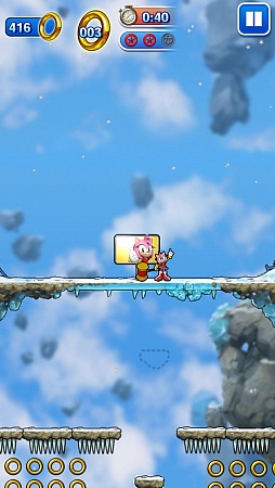 画像ギャラリー No.007のサムネイル画像 / ソニックが空を駆ける。スマートフォン向けアクション「ソニックジャンプ」を紹介する「(ほぼ)日刊スマホゲーム通信」第258回