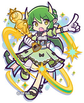 画像ギャラリー No.005のサムネイル画像 / 「ぷよクエ」,みどり属性の人気投票1位「ドラコ」と2位「レムレス」が特別なコスチュームで登場するガチャを開催