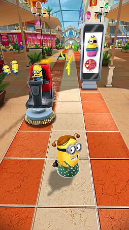画像ギャラリー No.002のサムネイル画像 / iOS版「怪盗グルーのミニオンラッシュ」新ステージのショッピングモールが追加