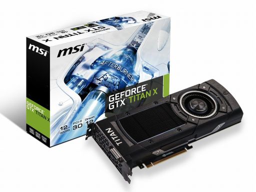 画像ギャラリー No.001のサムネイル画像 / MSI,リファレンス仕様のGTX TITAN Xカードを発売。価格は16万円台半ばに
