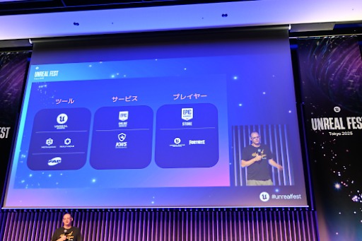꡼ No.003Υͥ / Epic Games٤ƤĤʤ륲֡ƥࡦˡCEOĴֱǸä̤ΥӥUnreal Fest Tokyo 2025