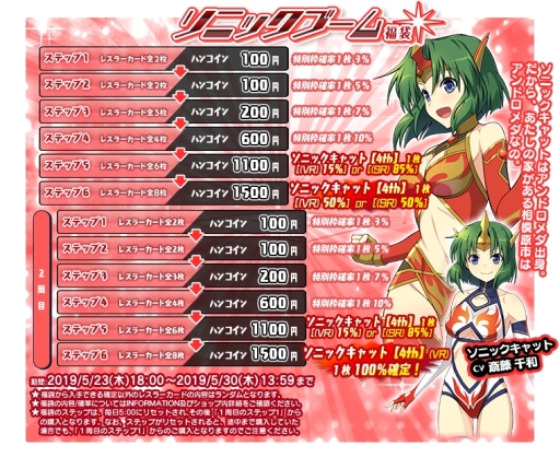 画像ギャラリー No.006のサムネイル画像 / 「リングドリーム 女子プロレス大戦」,音速ヒロイン「ソニックキャット」の新デザインが実装