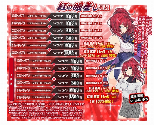 画像ギャラリー No.006のサムネイル画像 / 「リングドリーム」,「紅蓮 篤美」が新デザインで登場。イベント「水無月巡業〜りんりんどりどり・かたつむり〜」が開催